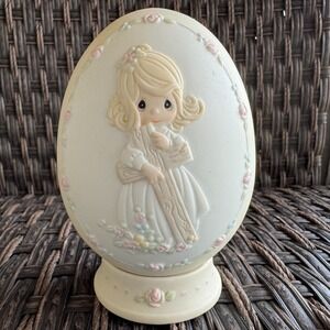 Precious Moments "I Will Cherish The Old Rugged Cross" 523534 with Base